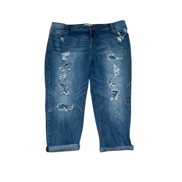 torrid Denim - Distressed Blue Jeans- Women’s Plus